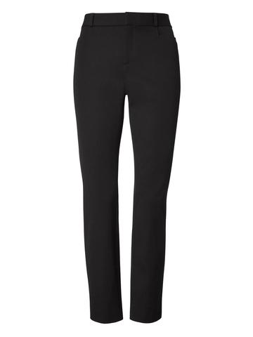 Kadın Siyah Sloan-Fit Slim Pantolon