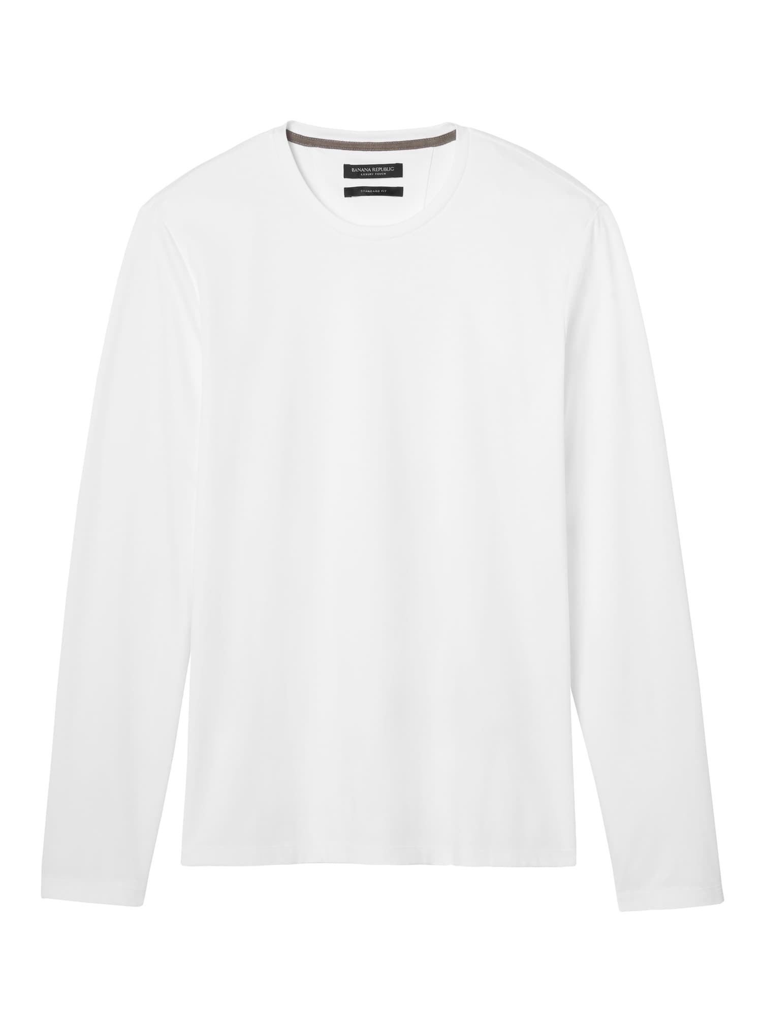 Gap Luxury-Touch Sıfır Yaka T-Shirt. 1