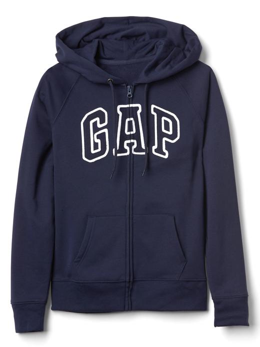 Kadın Lacivert Gap Logo Kapüşonlu Sweatshirt