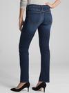 Kadınn Lacivert Orta Belli Classic Straight Jean Pantolon