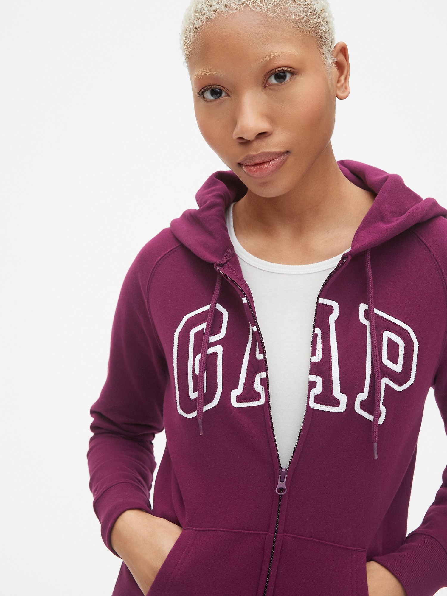 Gap - Gap Logo Kapüşonlu Sweatshirt