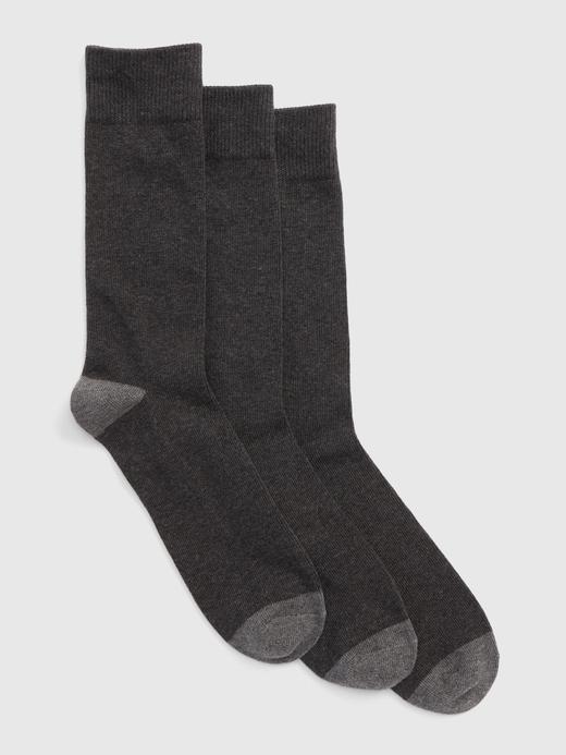 Erkek gri 3'lü Çorap