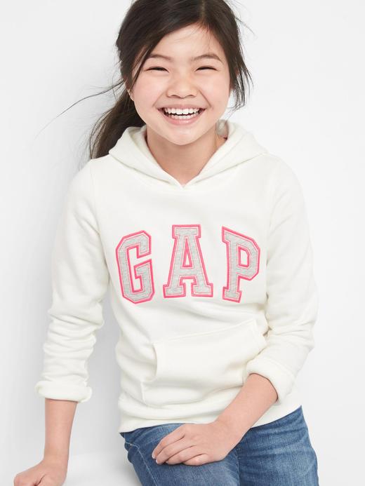 Kız Çocuk NEW OFF WHITE OPT2 Gap Logo Kapüşonlu Sweatshirt