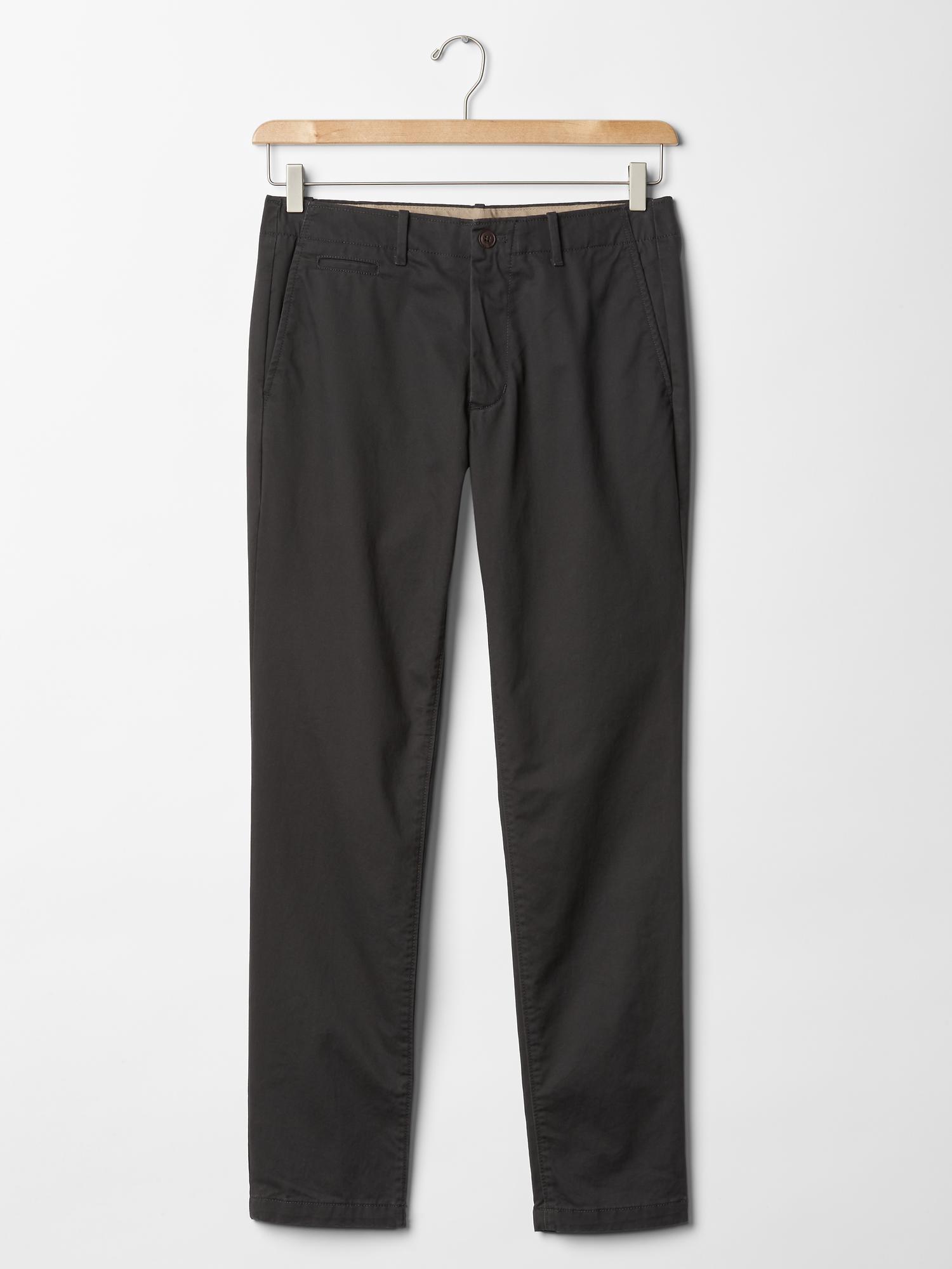 Gap Lived-In Skinny Khaki Pantolon. 3