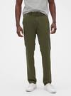 Erkek Yeşil Slim Fit Gap Flex Khaki Pantolon