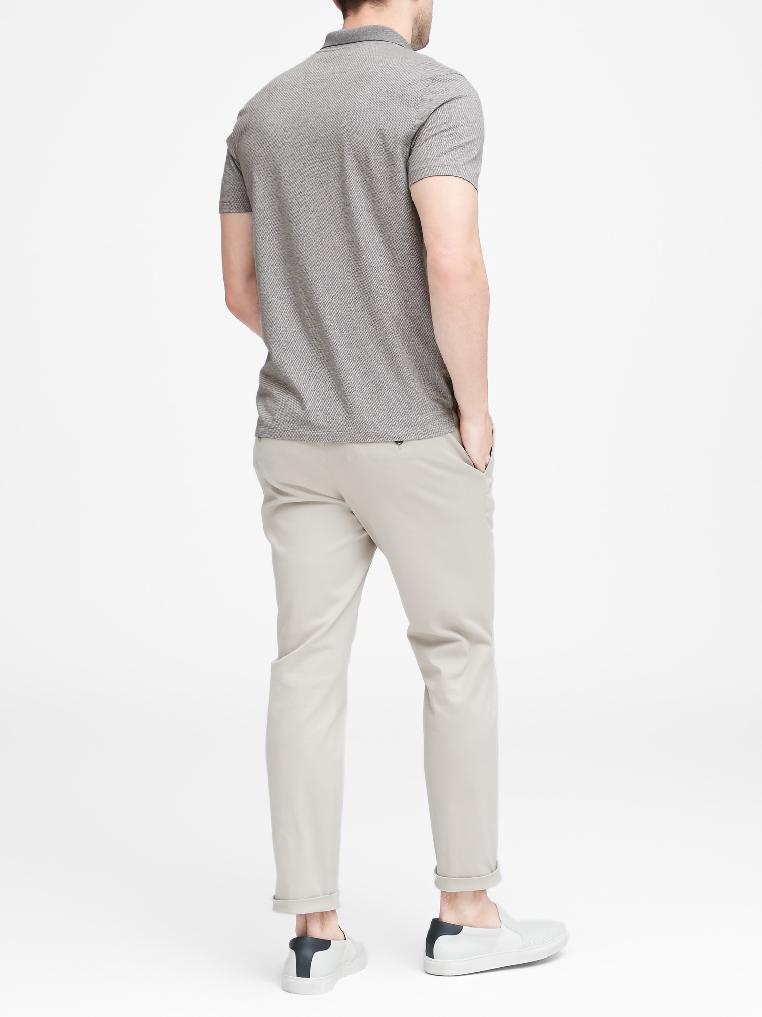 Gap Luxury-Touch Polo T-shirt. 3