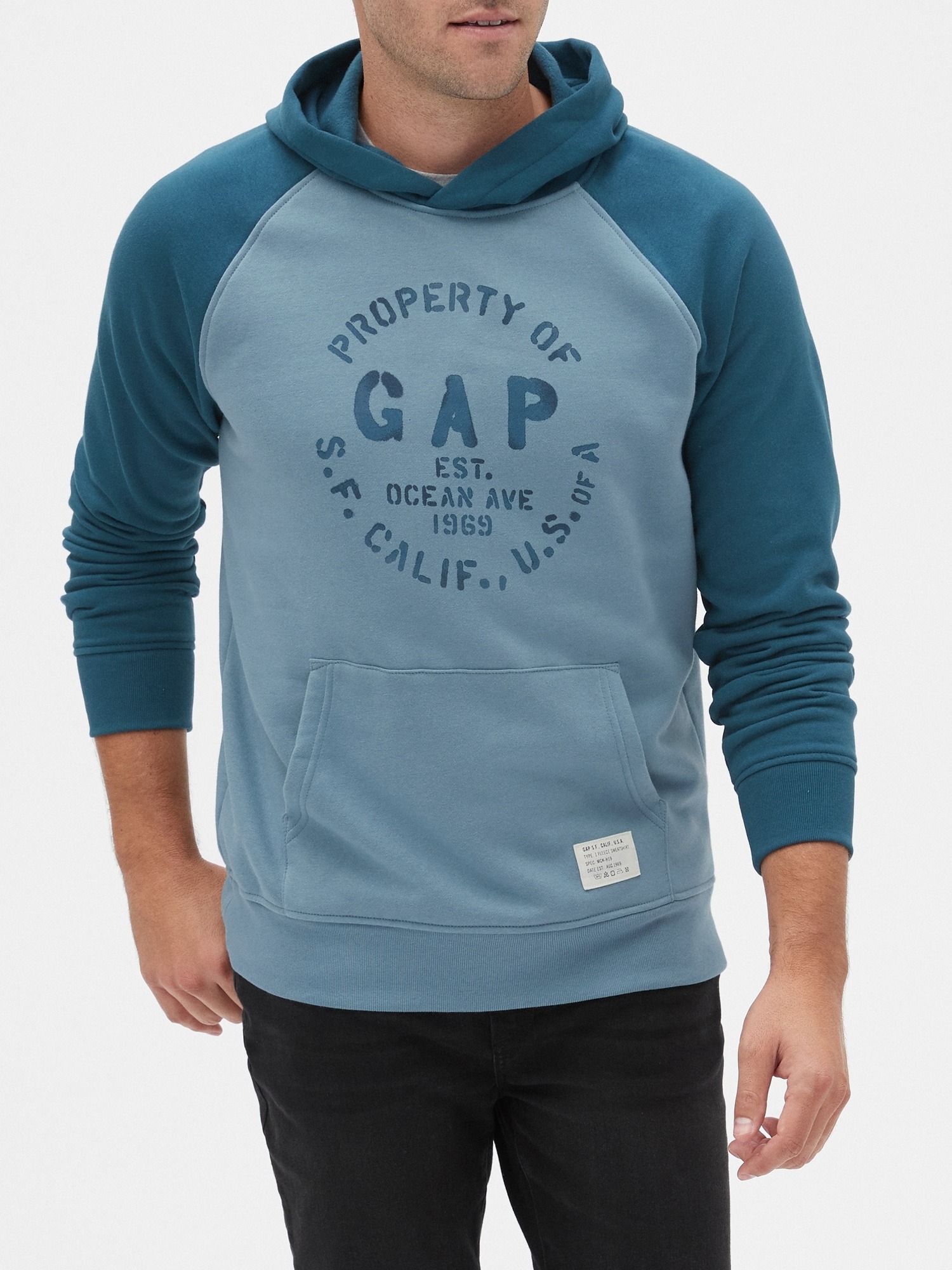 Gap Gap Logo Athletic Kapüşonlu Sweatshirt. 1