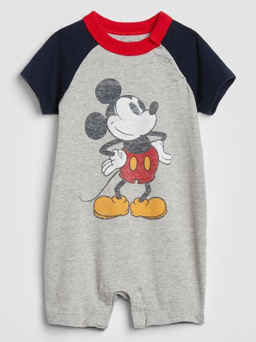 Erkek Bebek Gri Disney Mickey Mouse Tulum