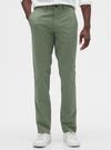Erkek Yeşil Slim Fit Gap Flex Khaki Pantolon