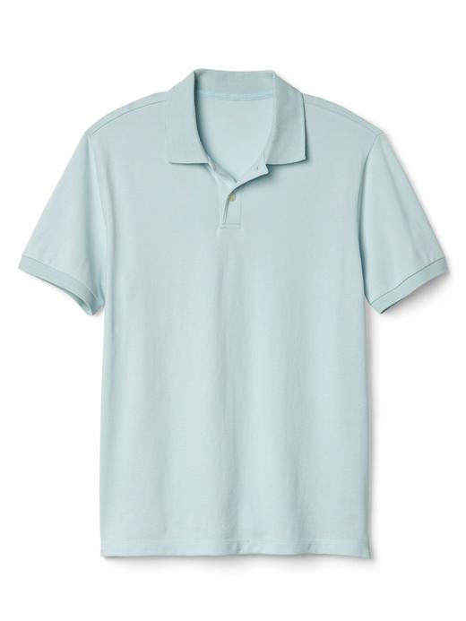 Erkek Beyaz Kısa kollu Streç Pique Polo T-Shirt