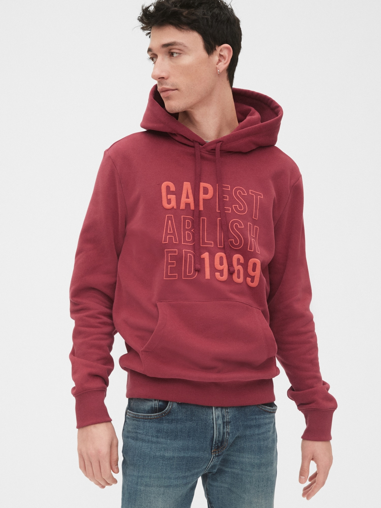 Gap Grafik Pullover Kapüşonlu Sweatshirt. 1
