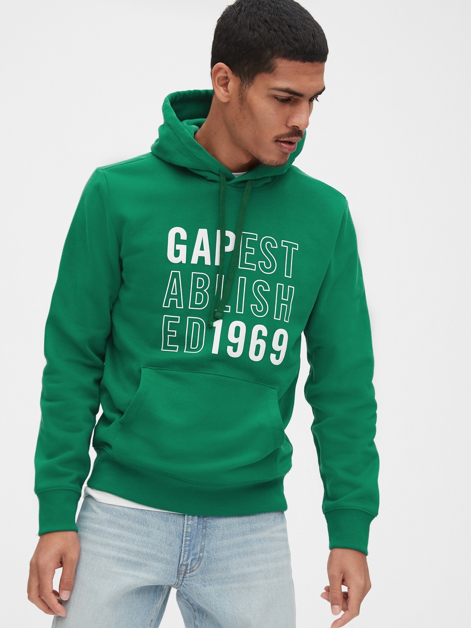 Gap Grafik Pullover Kapüşonlu Sweatshirt. 3
