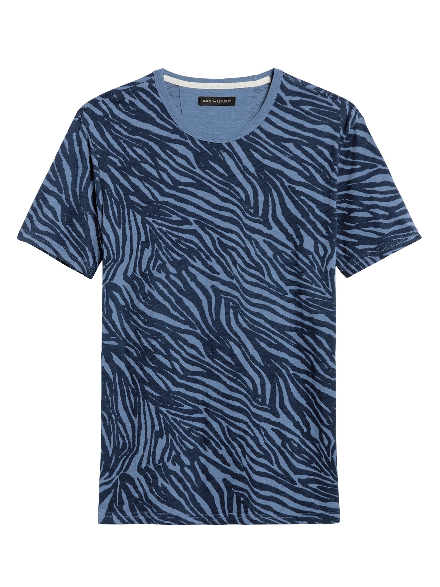 Banana Republic Zebra Desenli T-Shirt. 1