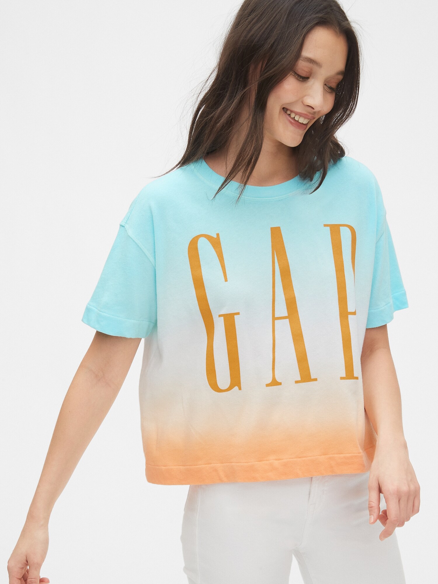 Gap Logo Kısa Kollu T-Shirt. 2