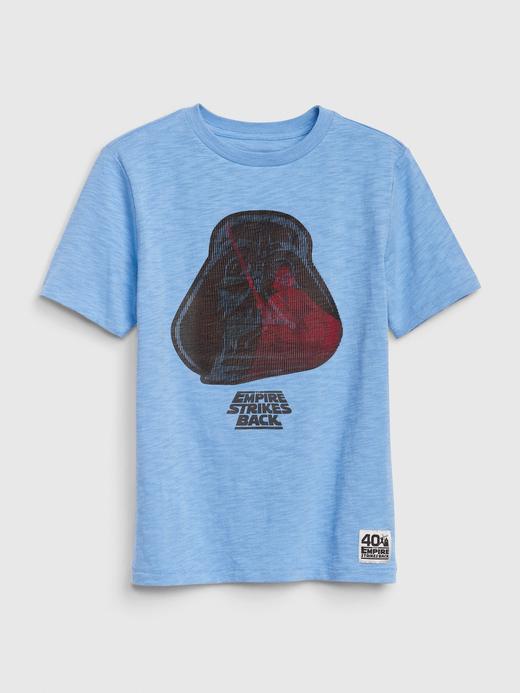 Erkek Çocuk mavi Star Wars™ Hologram Grafik T-Shirt