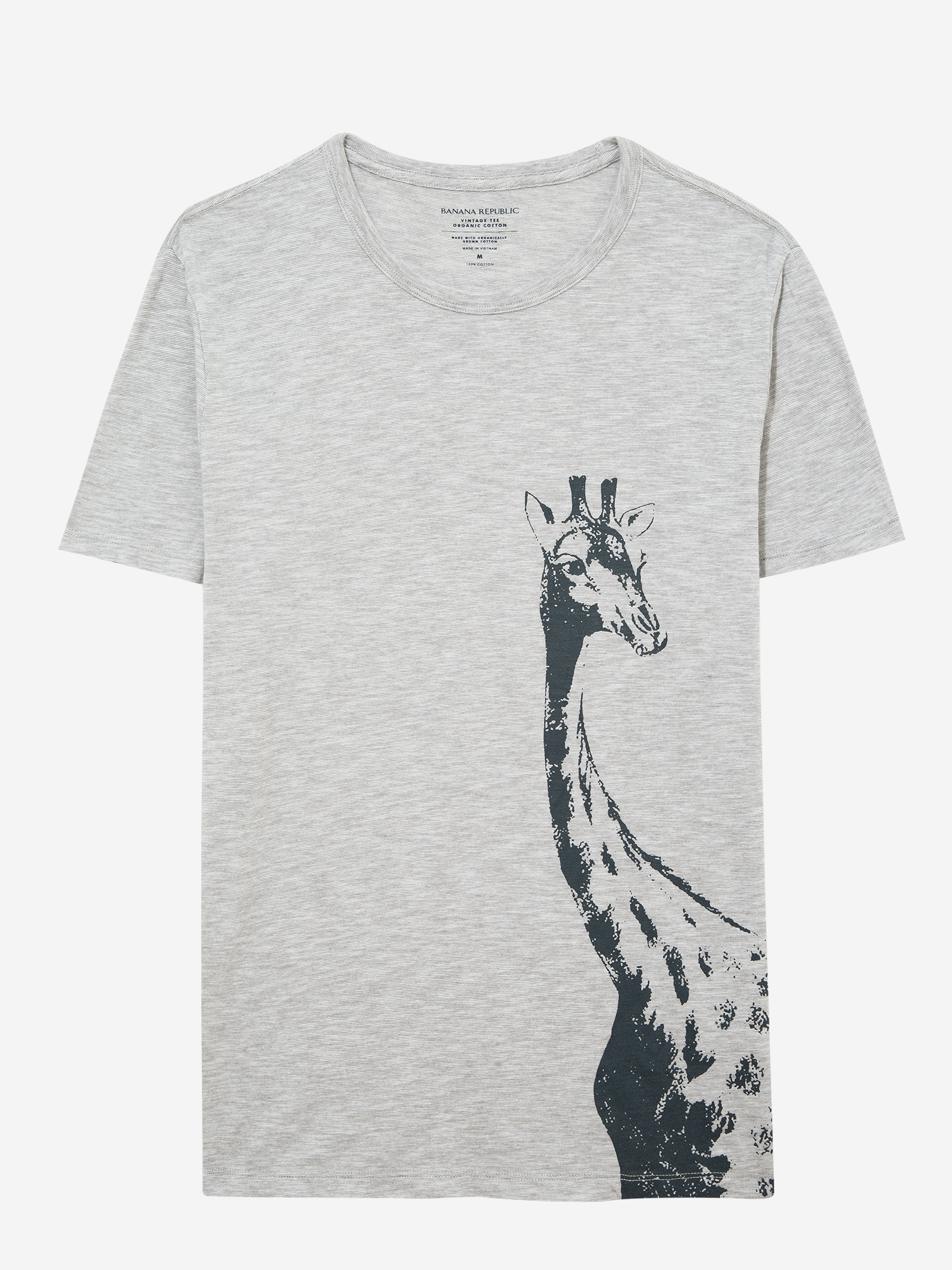Banana Republic Zürafa Desenli Kısa Kollu T-Shirt. 1