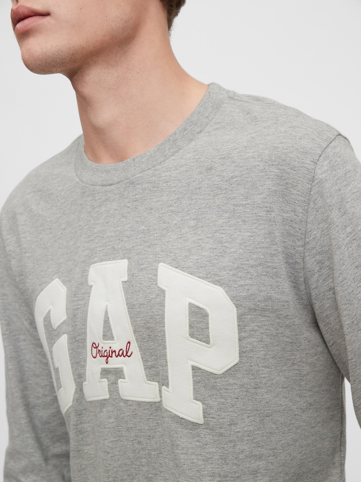 Gap Logo Uzun Kollu T-Shirt. 7