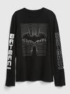 Erkek Çocuk Siyah DC™ Grafik Uzun Kollu T-Shirt