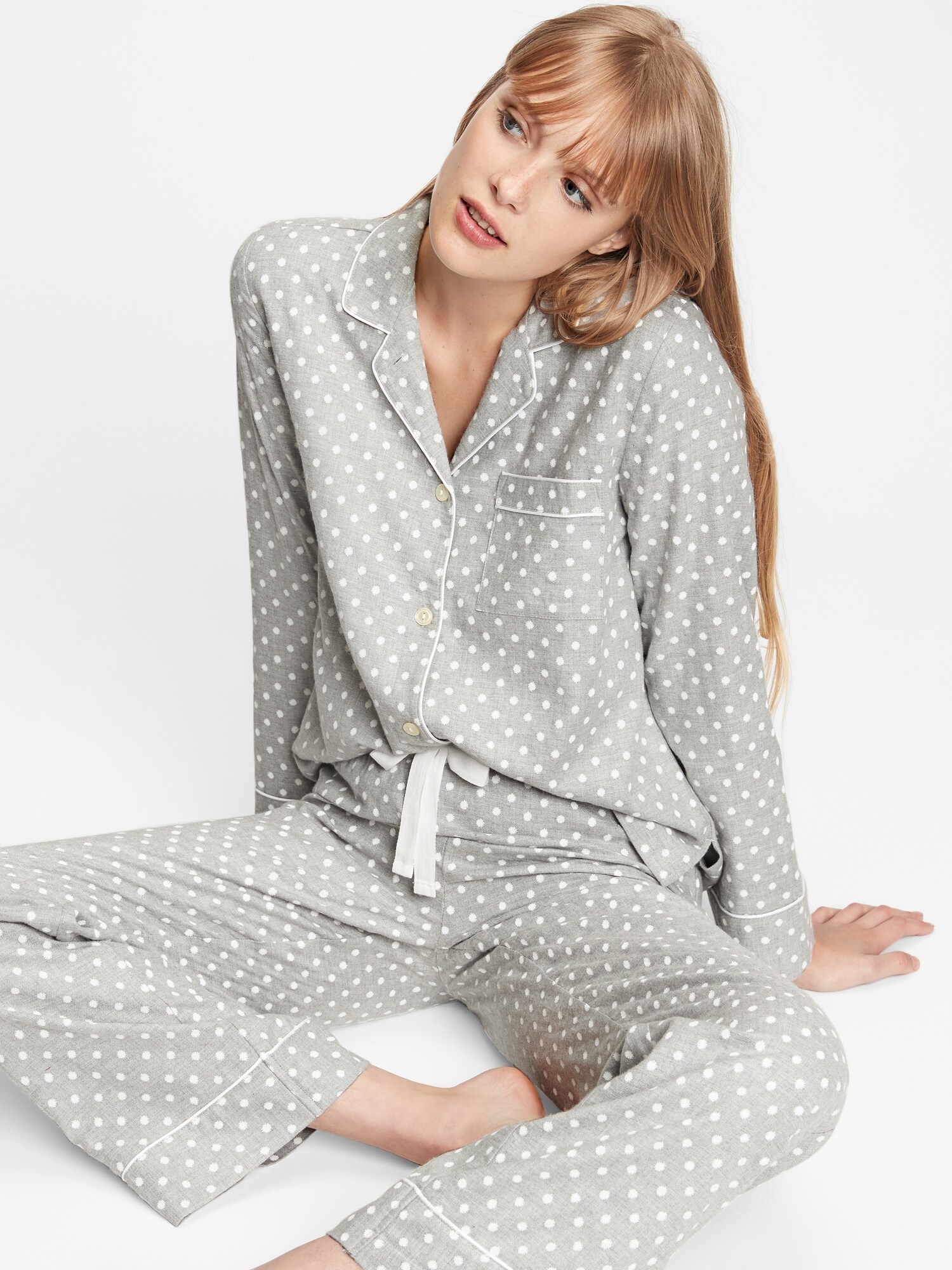 Gap Desenli Pijama Takımı. 1