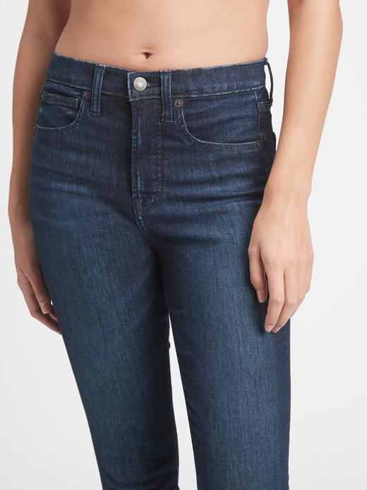 Kadın Lacivert High Rise Skinny Jean Pantolon