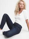 Kadın Lacivert High Rise Skinny Jean Pantolon