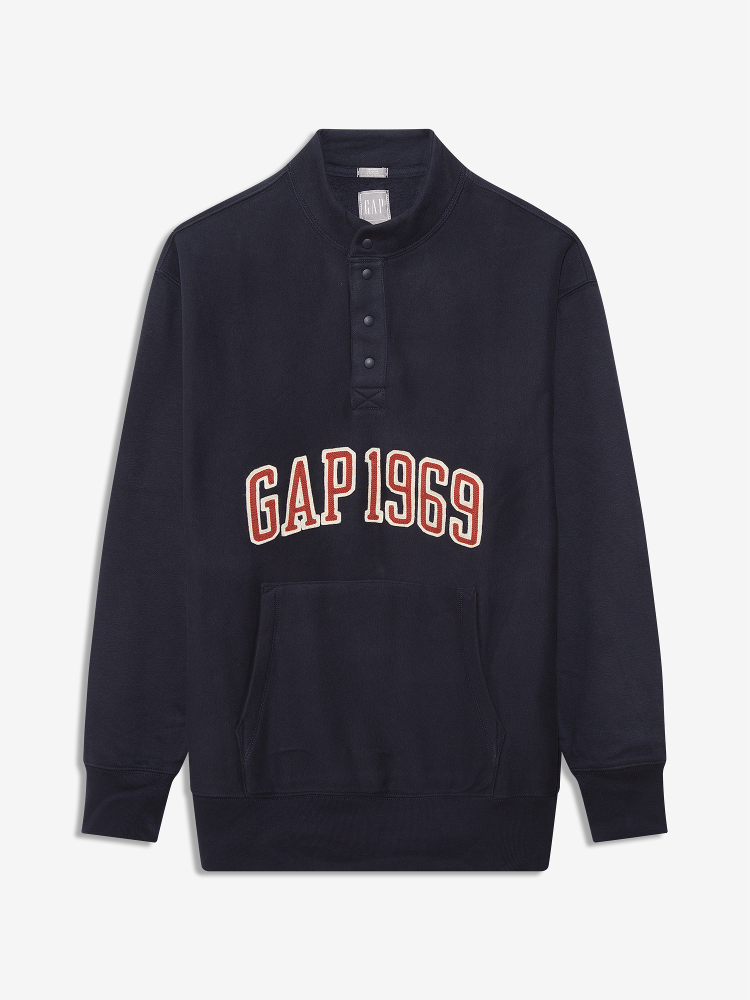 Gap Logo Dik Yakalı Sweatshirt. 1