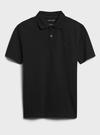 Erkek Siyah Pique Polo Yaka T-Shirt