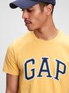 Erkek Mavi Gap Logo Kısa Kollu T-Shirt
