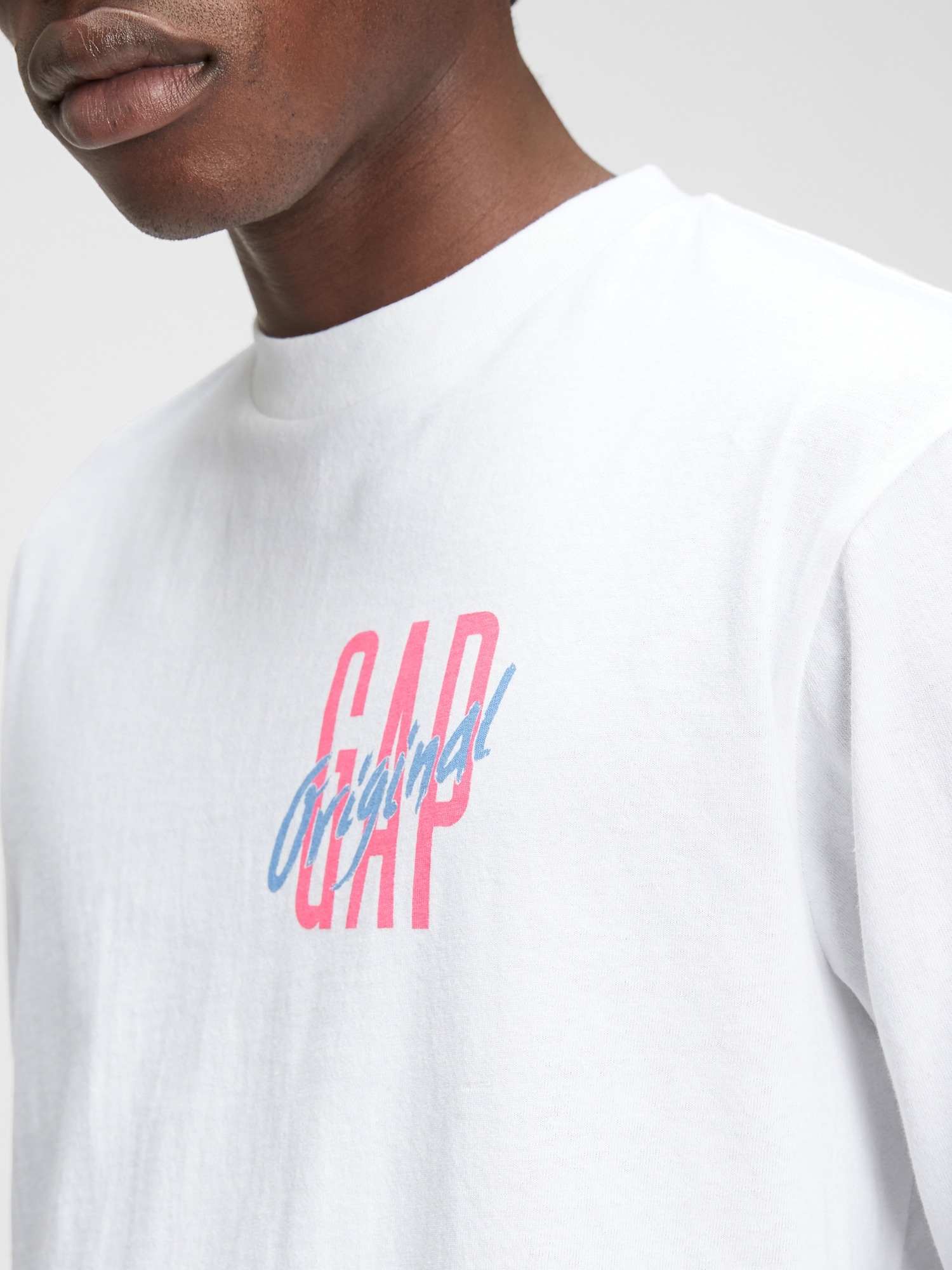 Gap Logo Uzun Kollu T-Shirt. 3