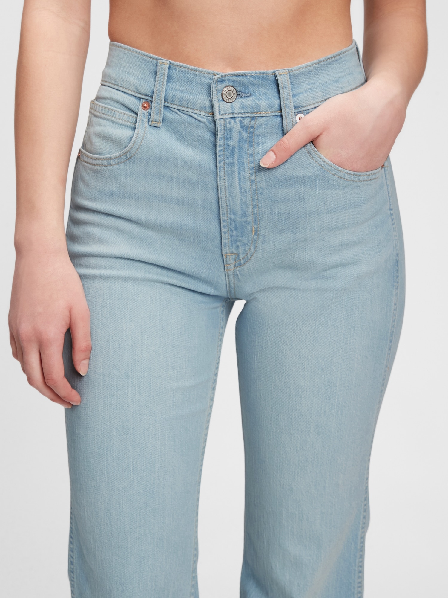 Gap High Rise Vintage Jean Pantolon. 4