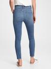 Kadın Mavi High Rise Skinny Jean Pantolon