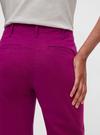 Kadınn Yeşil High Rise Straight Fit Khaki Pantolon