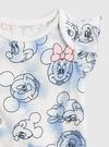 Kız Bebek kırık beyaz Disney Mickey Mouse 100% Organik Pamuk Bodysuit