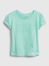 Kız Bebek Yeşil %100 Organik Pamuk T-Shirt