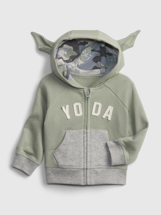 Erkek Bebek Gri Star Wars™ Kapişonlu Sweatshirt
