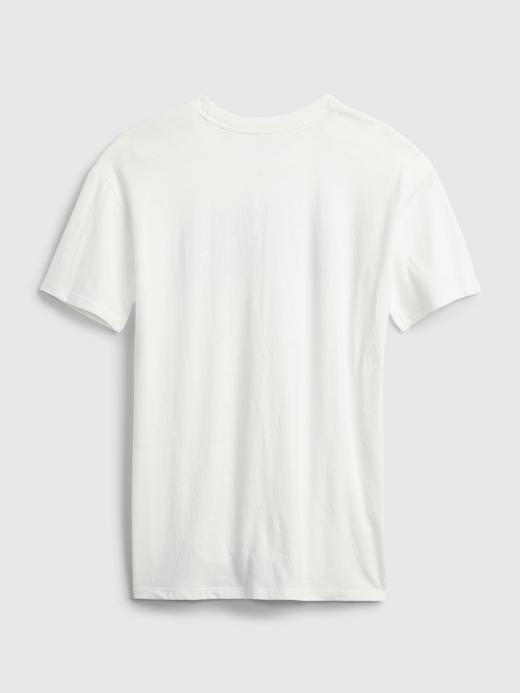Genç Kız beyaz Teen Grafik Desenli Oversize T-Shirt