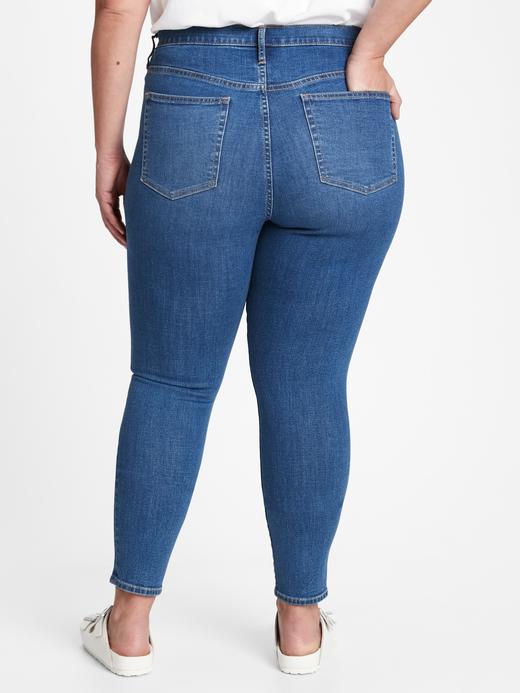 Kadın Lacivert High Rise True Skinny Jean