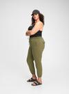 Kadın Yeşil Pull-On Jogger Pantolon