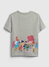 Erkek Çocuk Beyaz Space Jam Grafik Desenli T-Shirt