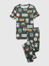 Erkek Çocuk Yeşil Star Wars™ Organik Pamuklu Pijama Seti