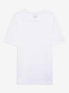 Kadın beyaz Modern Yuvarlak Yaka T-Shirt