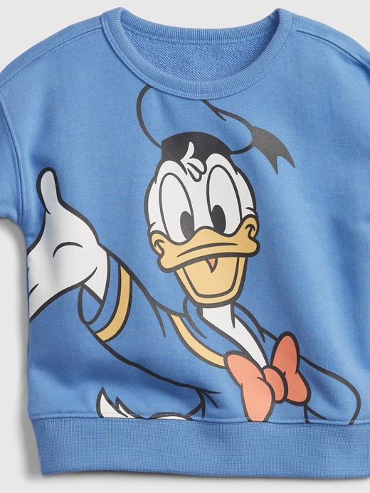 Erkek Bebek Gri Disney Yuvarlak Yaka Sweatshirt