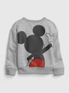 Erkek Bebek Gri Disney Yuvarlak Yaka Sweatshirt