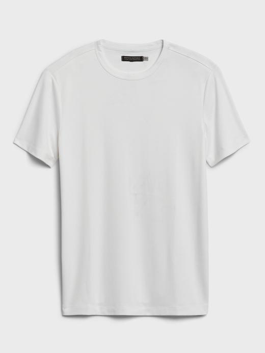 Erkek Beyaz Luxury Touch Performance T-Shirt