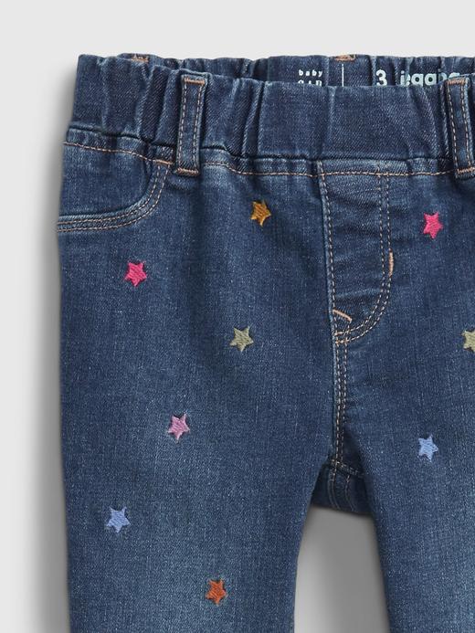 Kız Bebek Mavi Pull On Washwell™ Jegging Pantolon