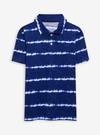 Erkek Çocuk Mavi Batik Polo T-Shirt