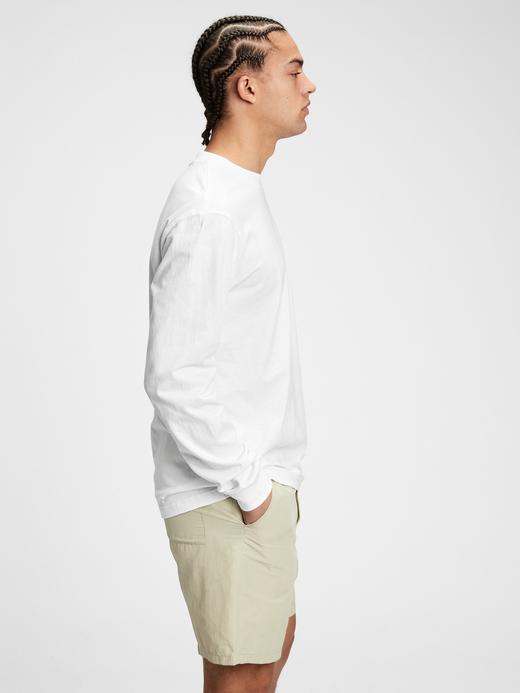 Erkek Beyaz Relaxed Fit T-Shirt