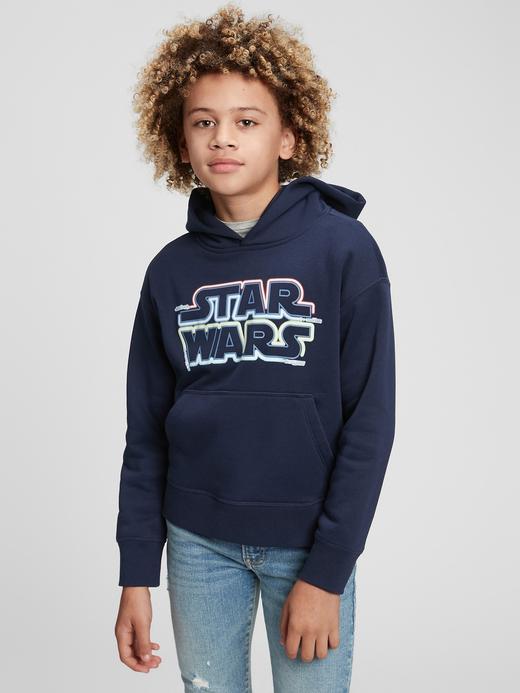 Erkek Çocuk Lacivert Star Wars™ Kapüşonlu Sweatshirt