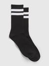 Erkek Siyah Çizgi Desenli Çorap