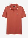Erkek Kırmızı Luxury-Touch Performance Polo Yaka T-Shirt